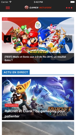 GAMER NETWORK : Tout sur les jeux vidéo