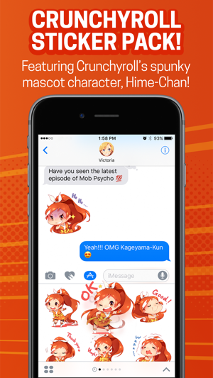 Official Crunchyroll-Hime Sticker Pack(圖2)-速報App