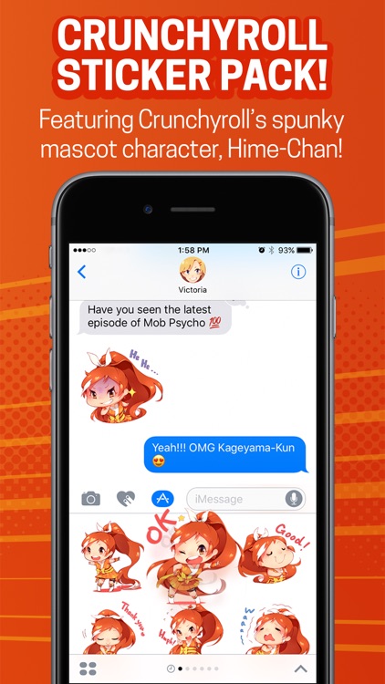 Official Crunchyroll-Hime Sticker Pack