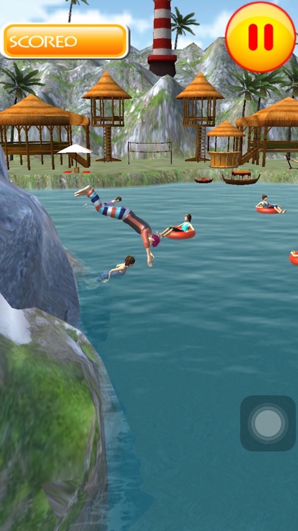 Flip Swim Diving : Cliff Jumping