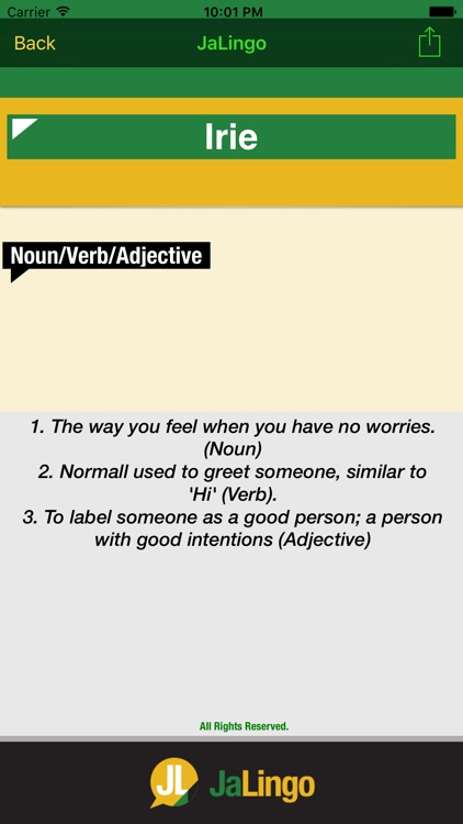 JaLingo - Jamaican Dictionary/Translator screenshot-3