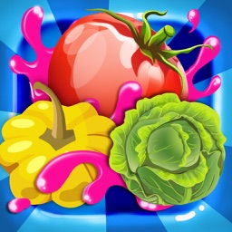 Fram Vegetales-Fruits Pop:A Classic Match-3 Puzzle Pop Casual Game