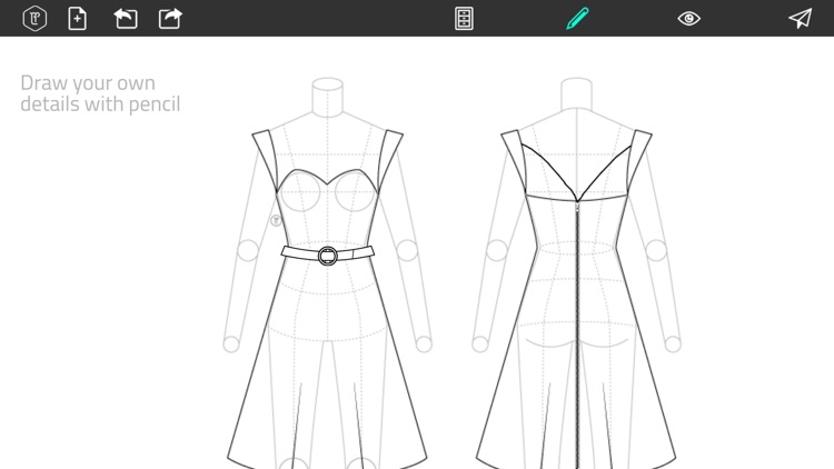 Fashion Design FlatSketch screenshot-4