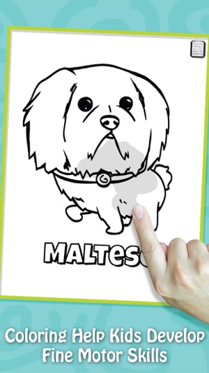 Kids Paint & Play: Puppy Love Coloring Book Pages(圖1)-速報App