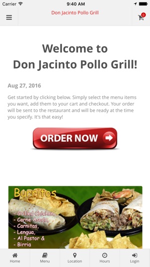 Don Jacinto Pollo Grill Online Ordering