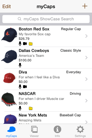 myCaps screenshot 2