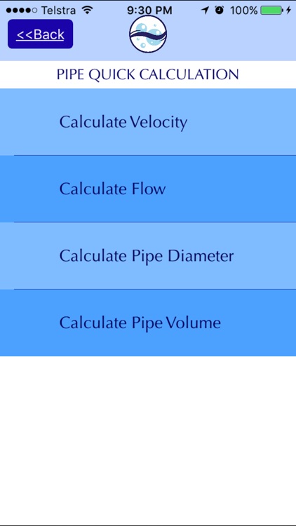 Quick Pipe Calculator by Water Toolbox