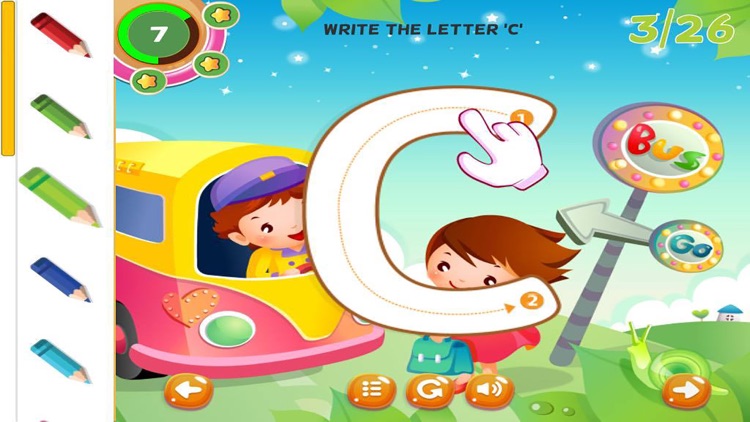 ABC Tracing Letters Cursive Handwriting Practice screenshot-3