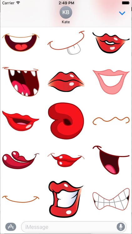 Lips Emoji - Mouth Emoji