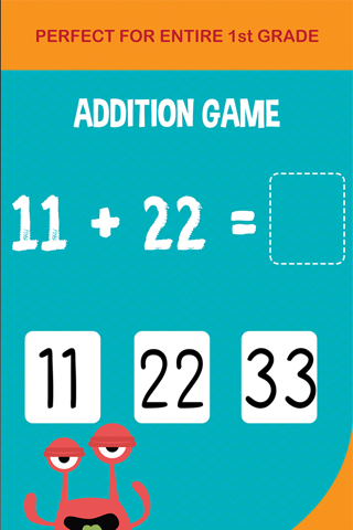 1st Grade Math fun - addition and subtraction games for kids screenshot 2
