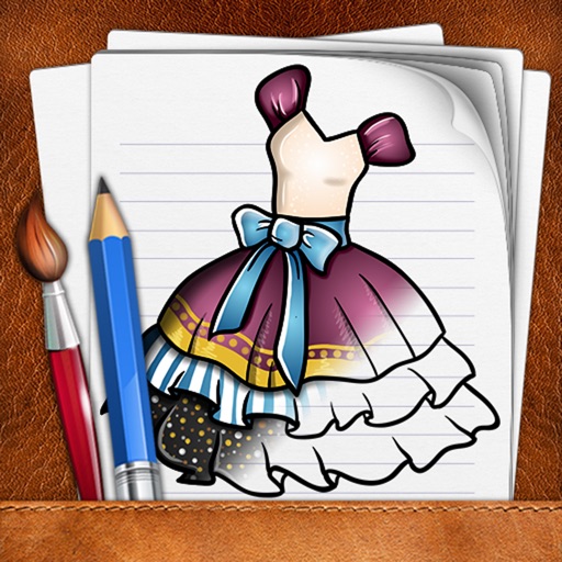 Draw And Paint Dresses For Dolls icon