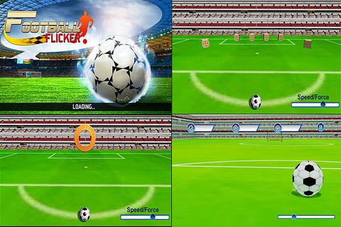 Flick Soccer Free Kick Shot - Premier Football Flick Sports Game screenshot 3