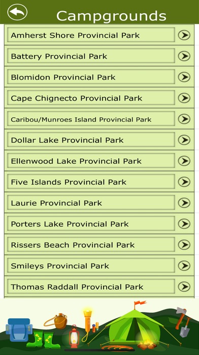 Nova Scotia Camping & Trails screenshot 3