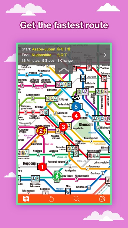 Tokyo Transport Map - Subway Map and Route Planner