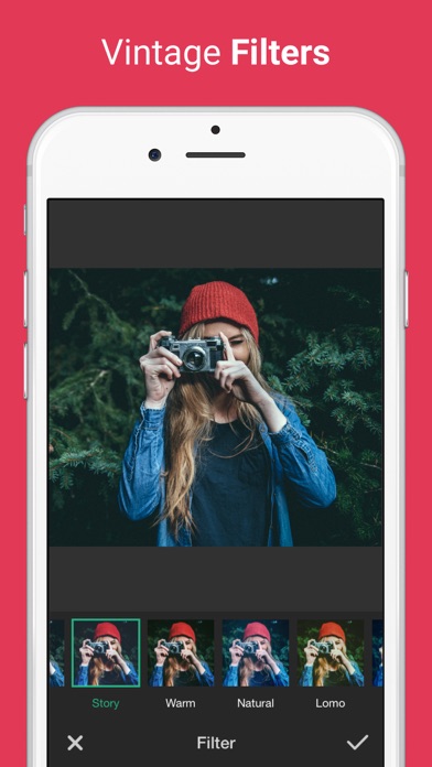 Photo Editor for Instagram No Crop, Emoji & Blur Screenshot on iOS