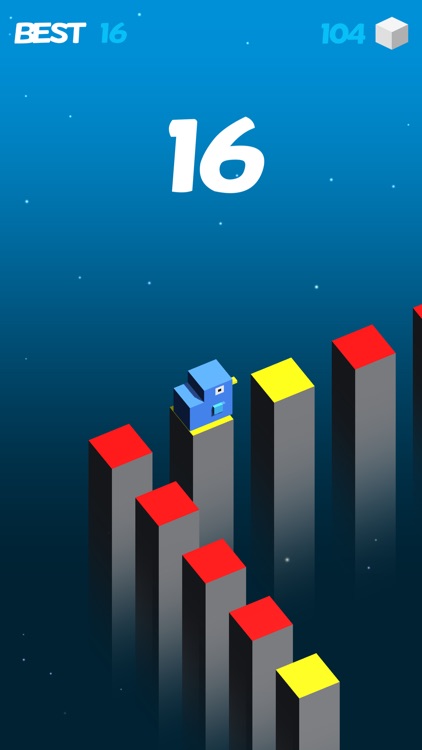 Color Cube Jump Fall Down Games screenshot-3