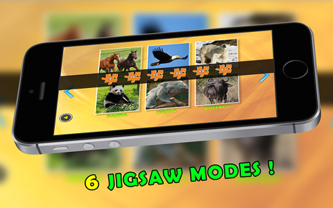 Animals Jigsaw Puzzles Words Learning screenshot 2