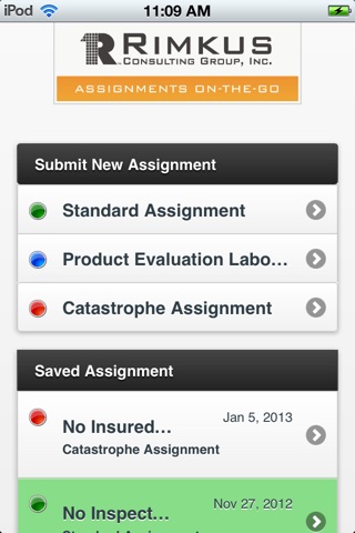 Rimkus Assignments On The Go screenshot 2