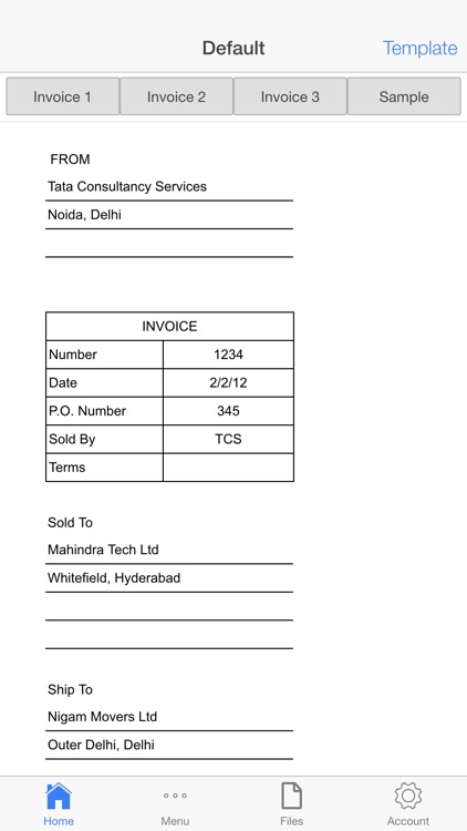 Purchase Invoice