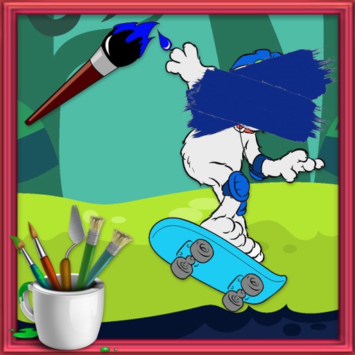 Coloring Page Game Elmo and Friend Version iOS App