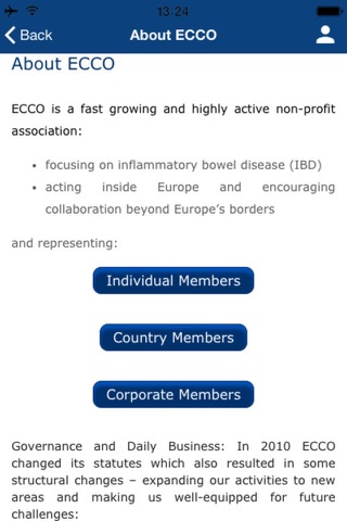 ECCO IBD screenshot 2