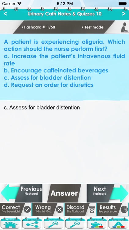 Urinary Catheterization 2500 Flashcards Exam Quiz