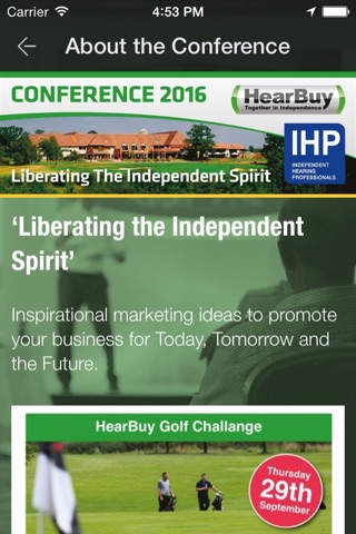 HearBuy Conference screenshot 2