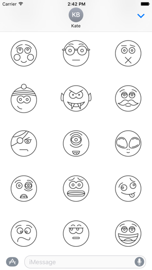 Urban Sketch Emoji 60+ Stickers(圖3)-速報App