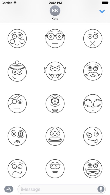 Urban Sketch Emoji 60+ Stickers