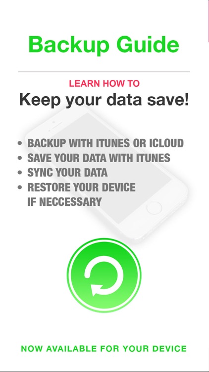 Backup Guide for iPhone & iTunes - Learn how to transfer & recover your data & sms