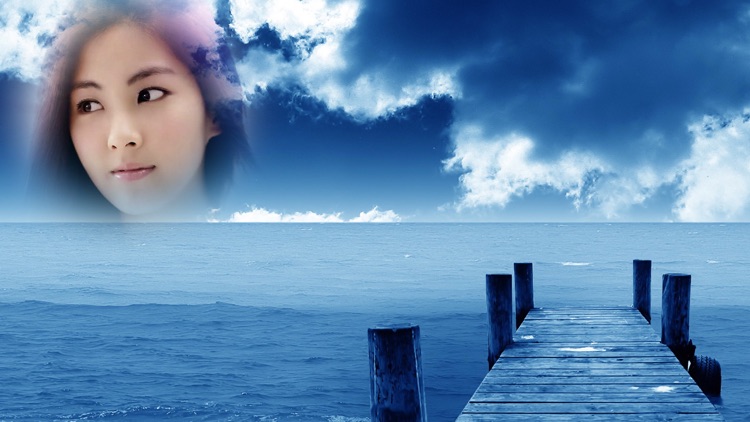 Beach Frames-feel in photo sea