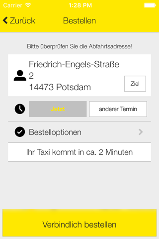 taxi Potsdam 29 29 29 screenshot 2