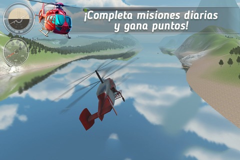 Helicopter Flight Simulator 3D - Checkpoint Deluxe screenshot 3