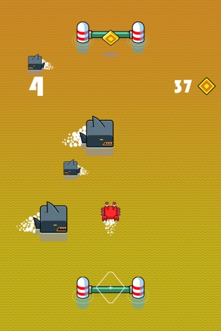 Rubber Duck Crossy River - Endless Hungry Shark Splish Splash Pong screenshot 2