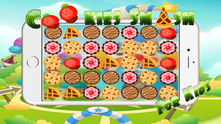 Cookies Smash Match 3 Puzzle Games - Magic board relaxing game learning for kids 5 year old free