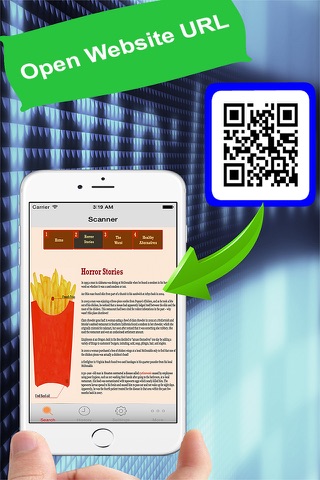 Quick Read QR Code & Barcode Scanner - point the camera, scan and browse screenshot 2