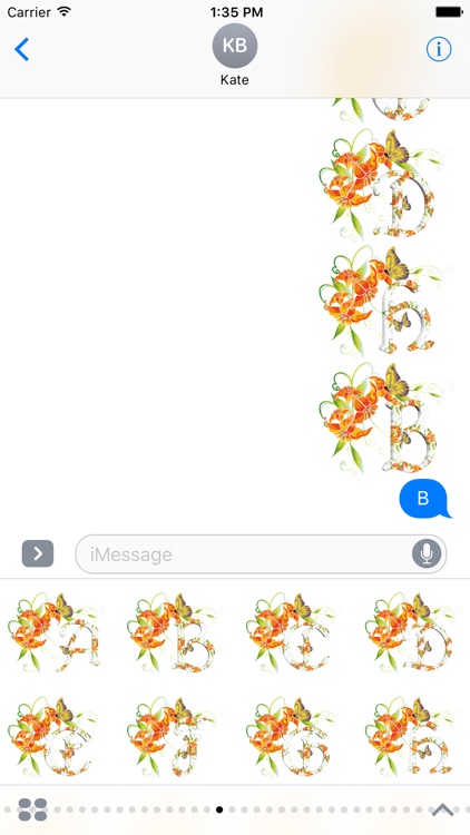 3D Animated Flower Stickers Pack For iMessage screenshot-3