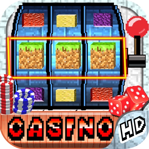 Mine Block Casino Free: Slots Machines World Minecraft Edition icon