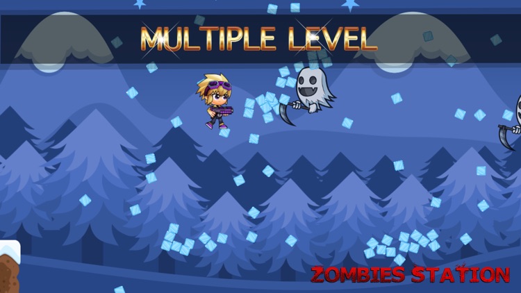 Zombies Station 2D - Shooting Ghost of Seoul screenshot-3