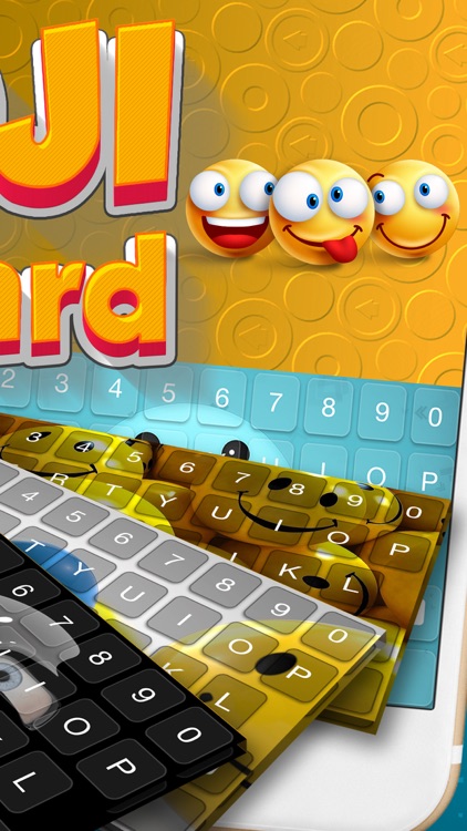 Emoji Keyboard Themes – New Emoticons for Custom Keyboards with Color Backgrounds and Fonts