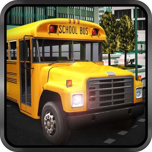 School Bus Drive Simulator 3D Icon