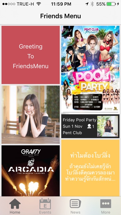 Friends Menu by NoV iOS Solutions