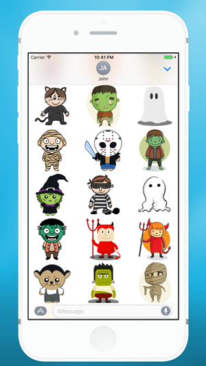 Halloween Monsters Sticker for iMessage(圖2)-速報App