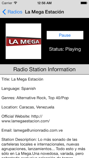 Venezuela Radio Live Player (Caracas / Spanish / español)(圖3)-速報App