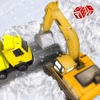 Snow Rescue Excavator 3D - City Crane Driver