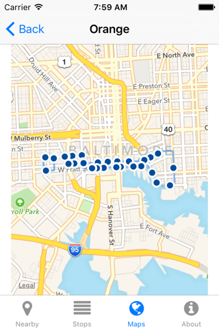 Charm City Circulator Now - Real-time Transit Arrivals screenshot 4