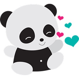 Naive Panda Sticker
