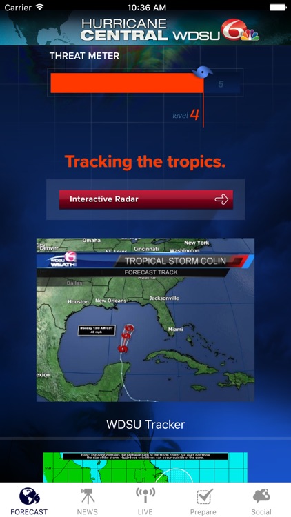 Hurricane Central WDSU New Orleans, Louisiana