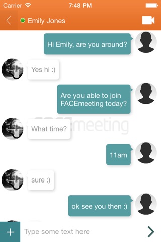 FACEmeeting screenshot 2