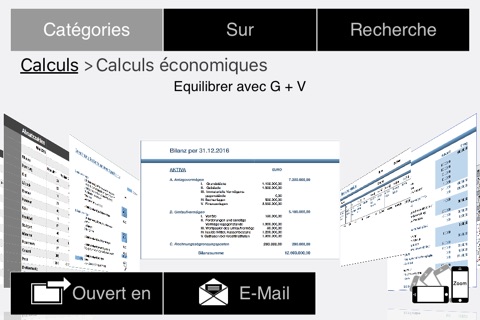 German Templates for Numbers 2016 screenshot 3